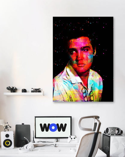 Colorful Of Elvis Presley  - @ColorfulArt