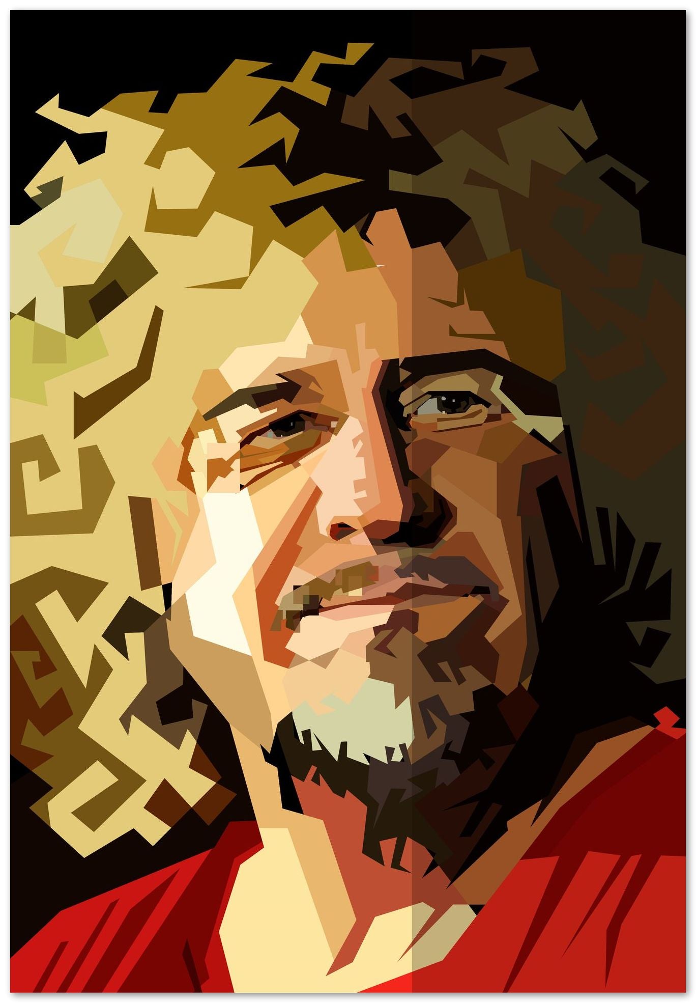 Sammy Hagar Pop Art Poster - @Artkreator