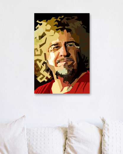 Sammy Hagar Pop Art Poster - @Artkreator