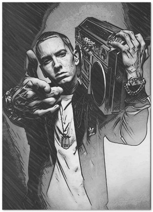 Rapper legend Eminem - @VickyHanggara