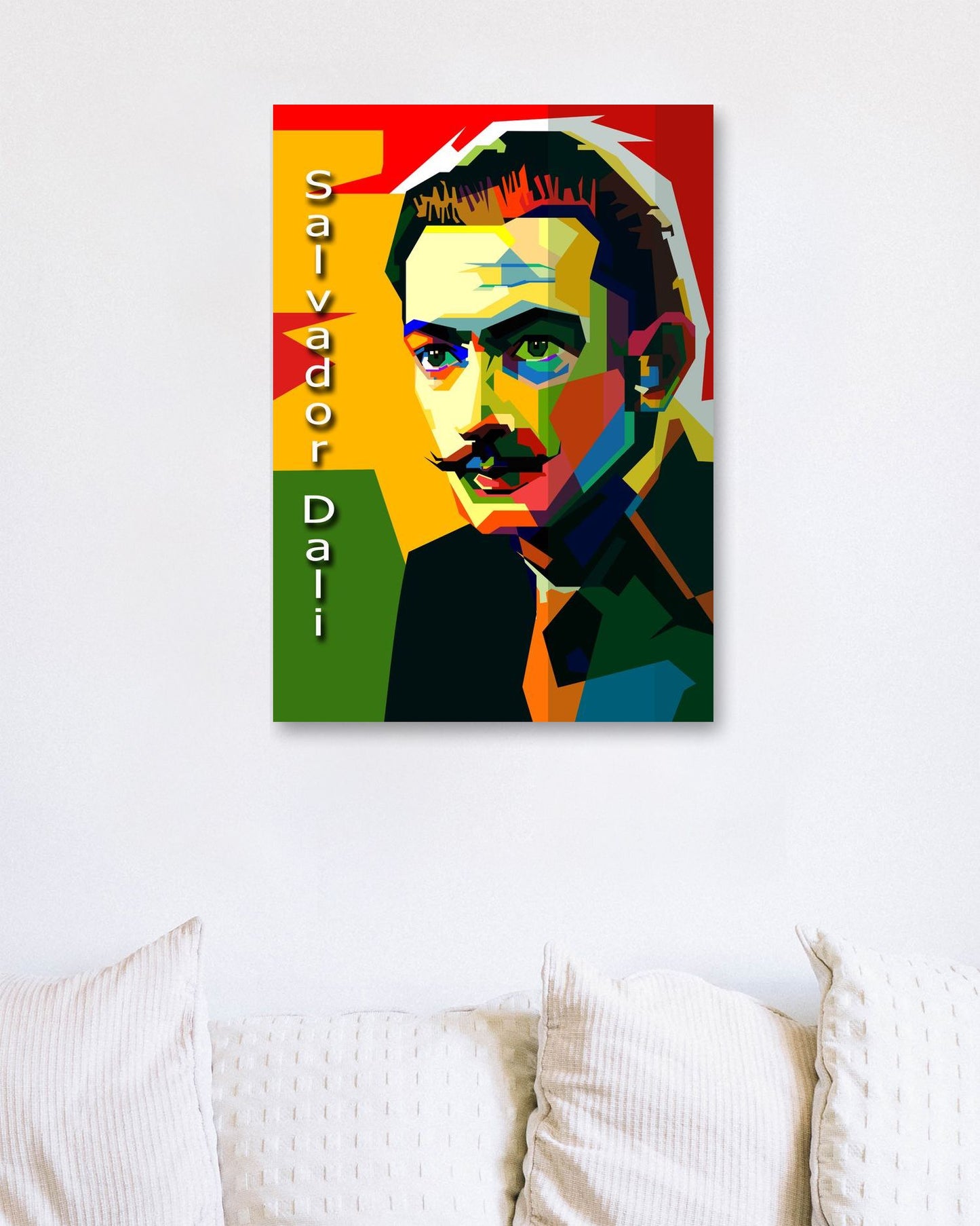 Salvador Dali Pop Art WPAP - @Artkreator