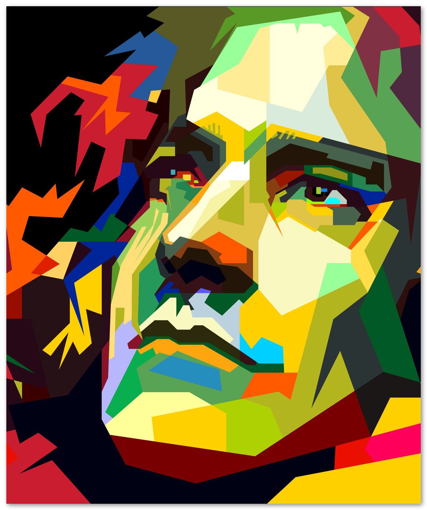 Robert Plant Pop Art WPAP - @Artkreator