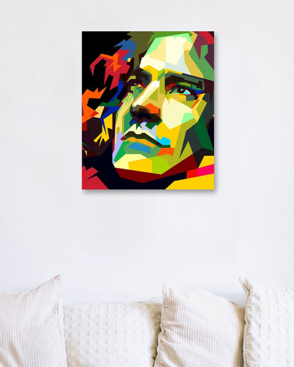 Robert Plant Pop Art WPAP - @Artkreator