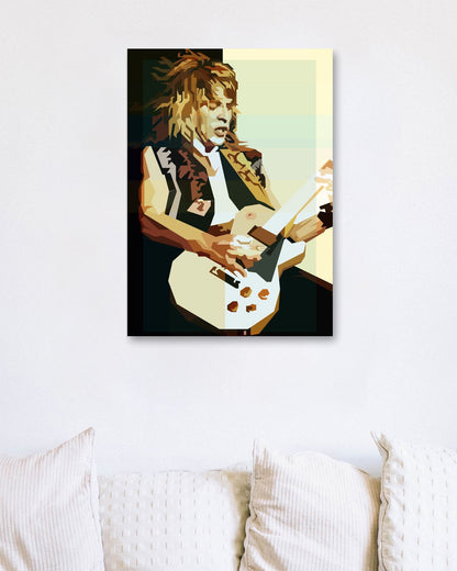 Randy Rhoads Guitarist Portait - @Artkreator