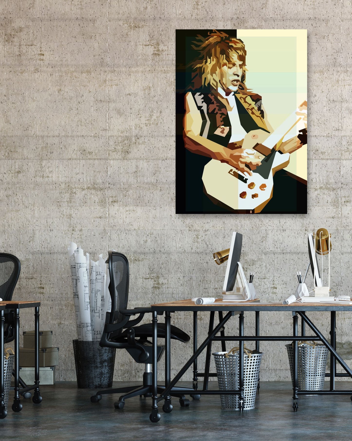 Randy Rhoads Guitarist Portait - @Artkreator