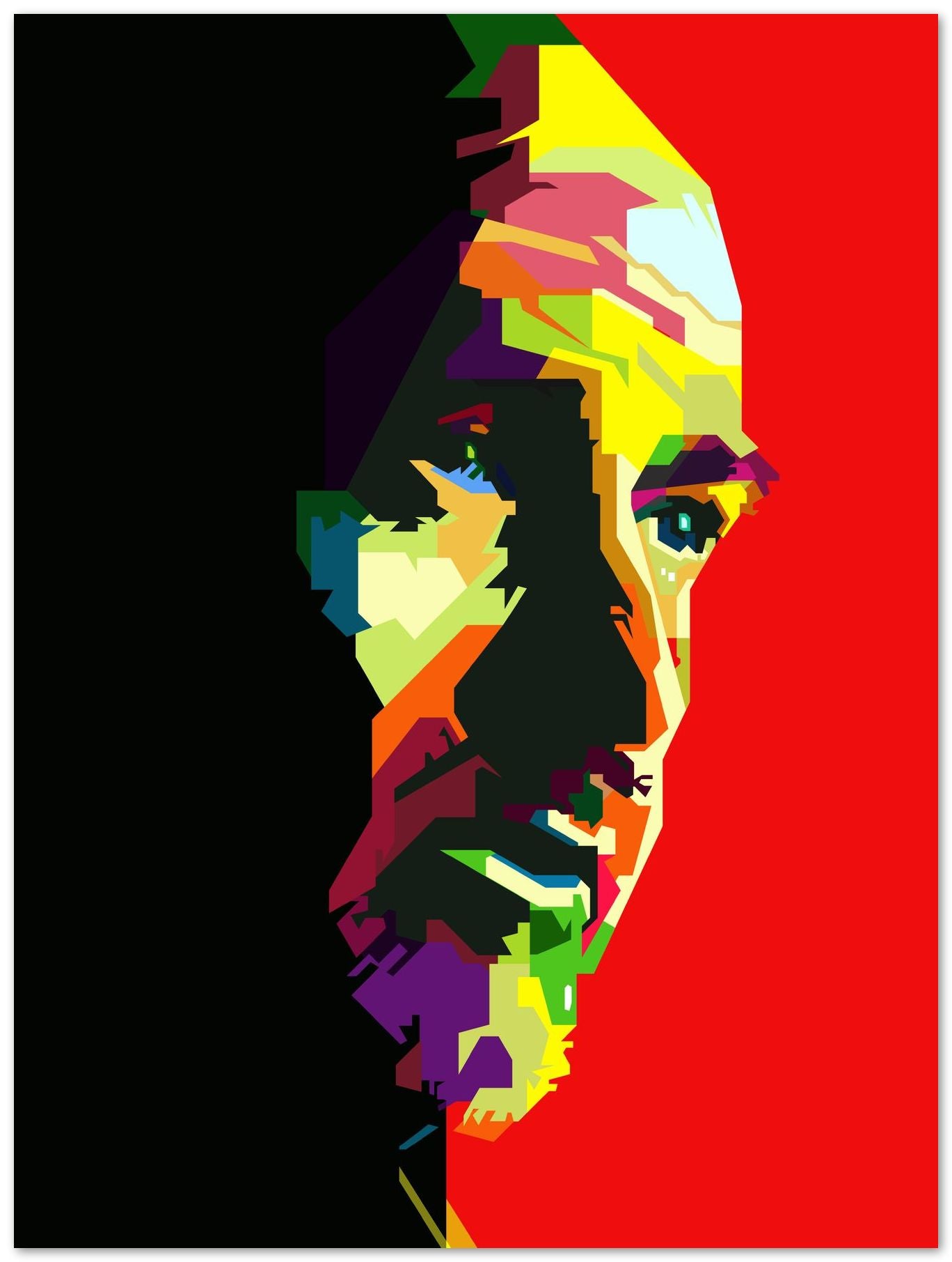 Peter Gabriel Pop Art WPAP - @Artkreator