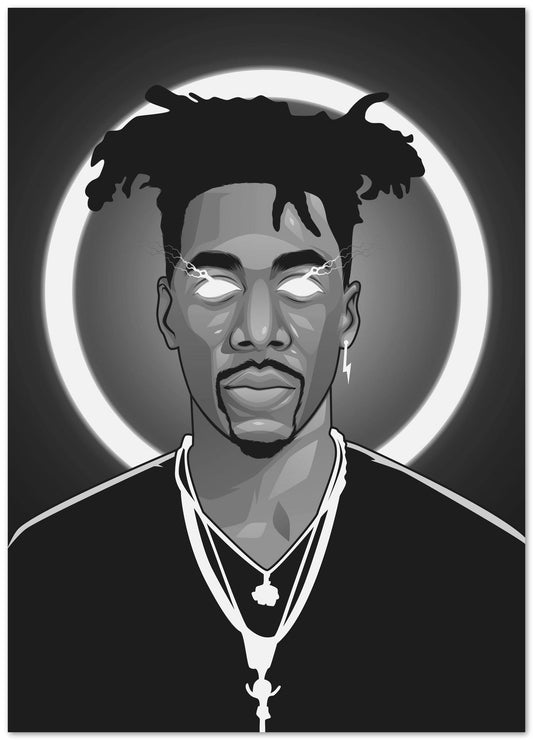 Dax Rapper Grayscale - @ColorizeStudio