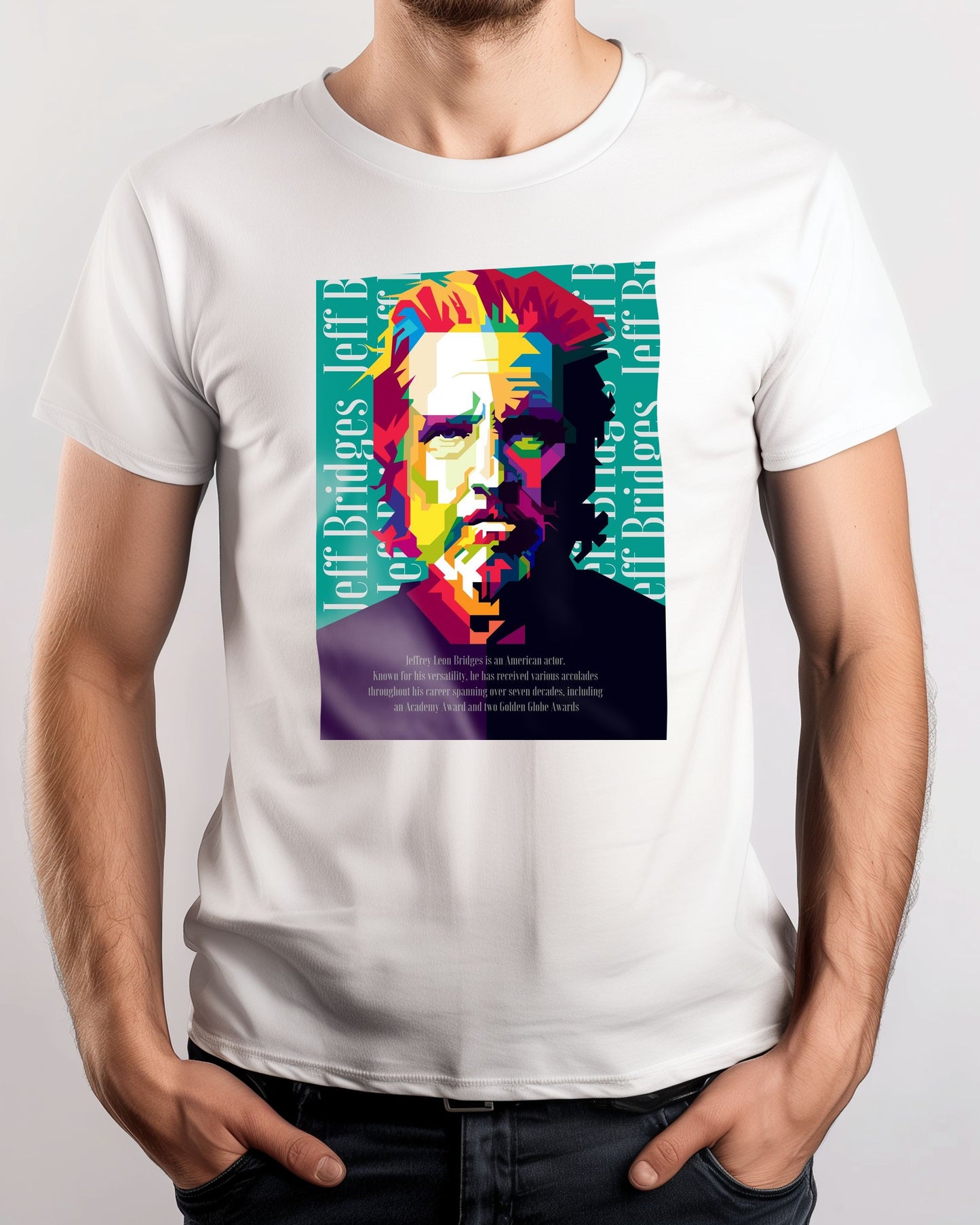 Jeff Bridges Pop Art WPAP - @Artkreator