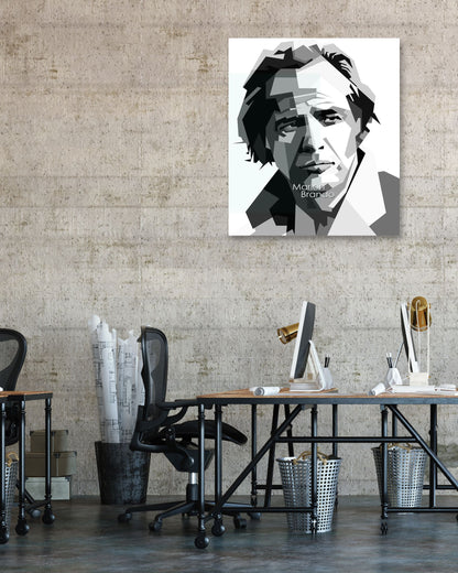 Marlon Brando Portrait - @Artkreator