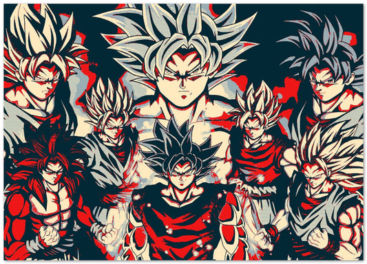 Goku All Transforms - @WoWLovers