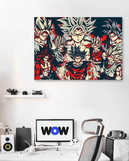 Goku All Transforms - @WoWLovers