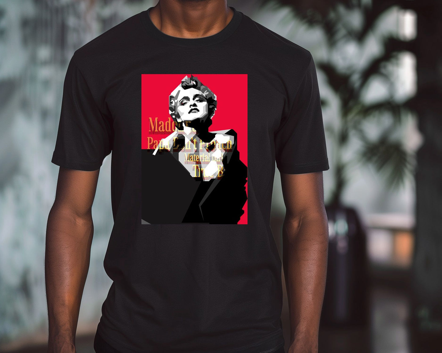 Madonna Blackwhite Portrait - @Artkreator