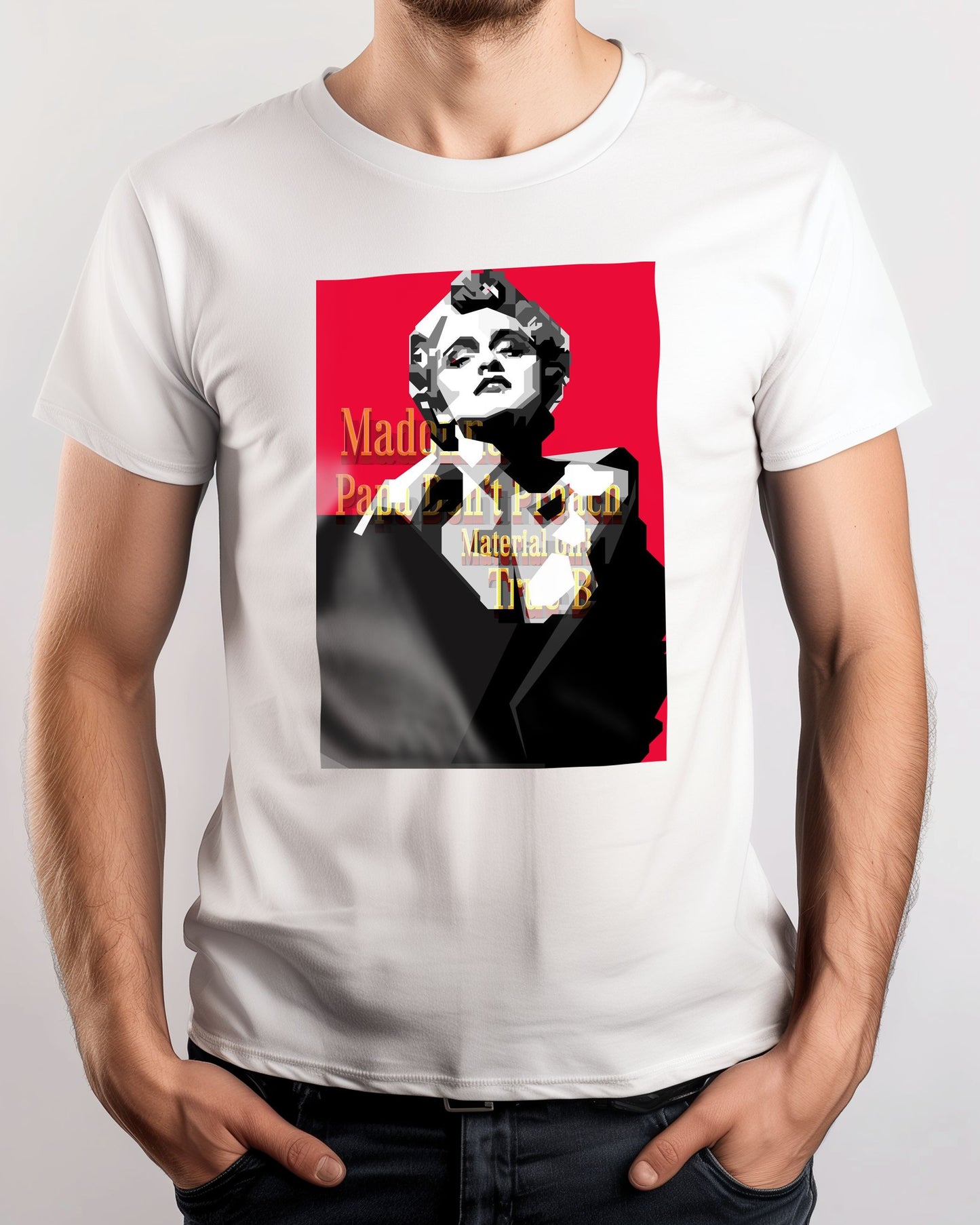 Madonna Blackwhite Portrait - @Artkreator