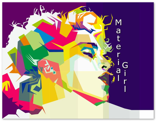 Madonna Material Girl WPAP - @Artkreator