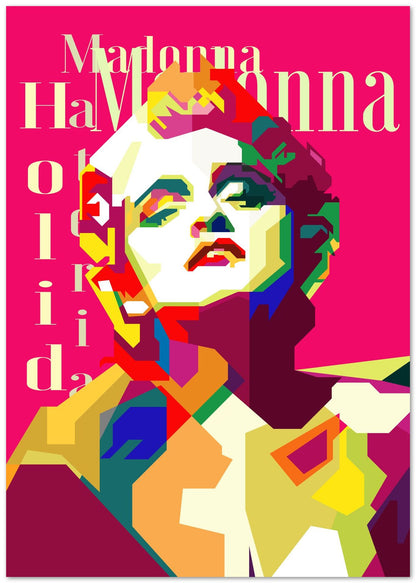 Madonna 80s Pop Art WPAP - @Artkreator