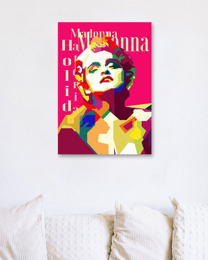 Madonna 80s Pop Art WPAP - @Artkreator