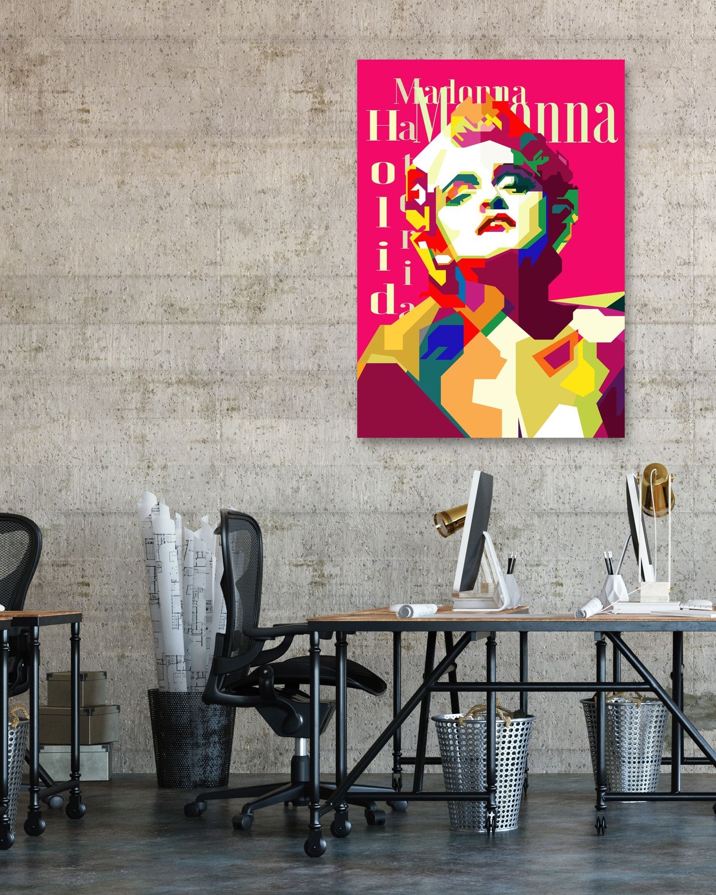 Madonna 80s Pop Art WPAP - @Artkreator