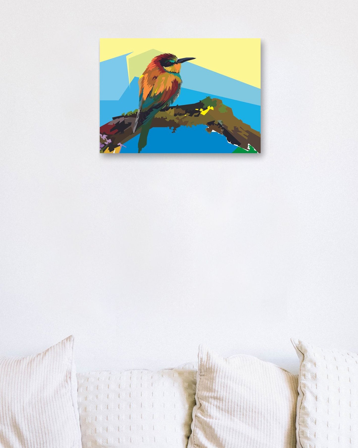 Lone Bird Pop Art - @Artkreator