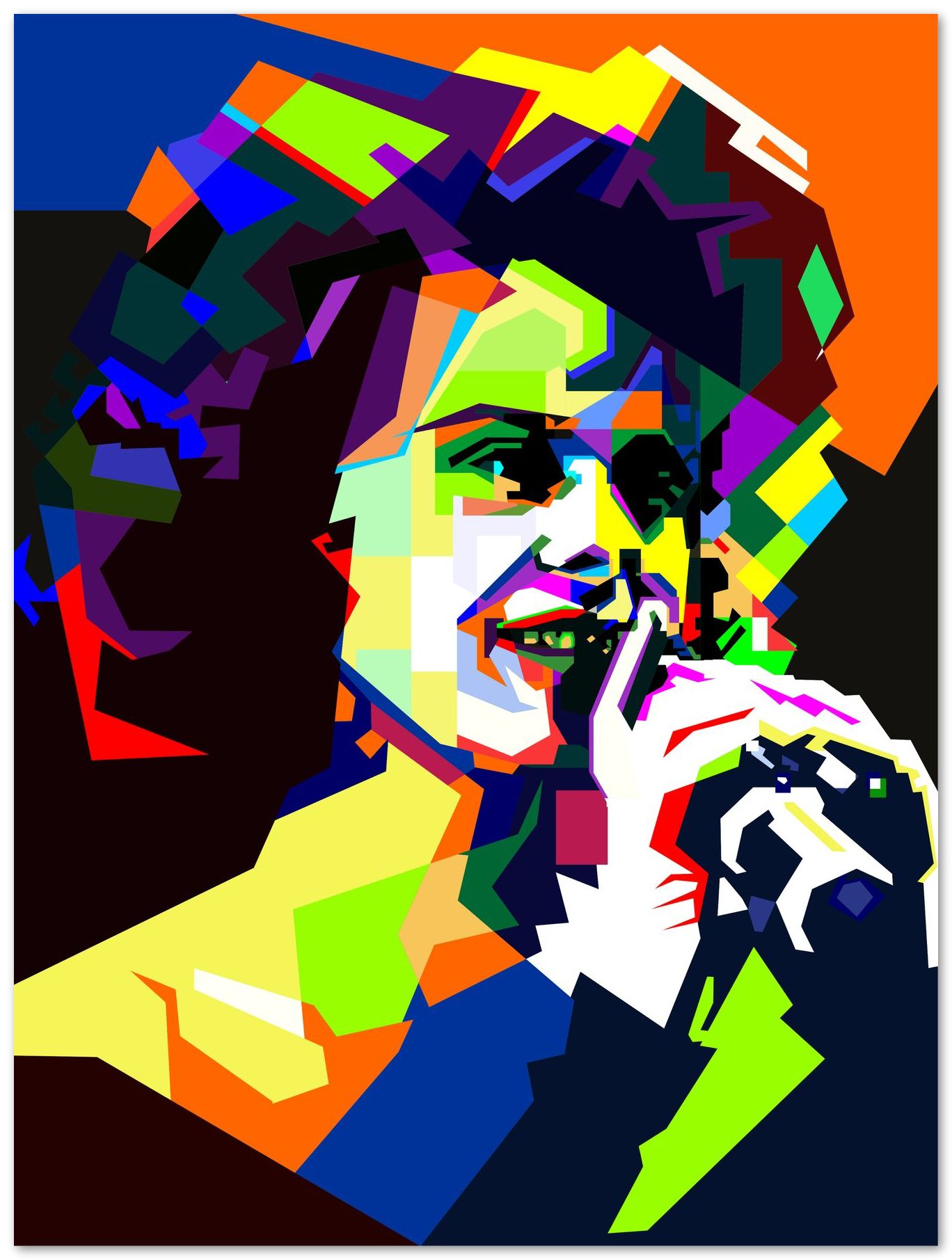 Lisa Stansfield Pop Art WPAP - @Artkreator