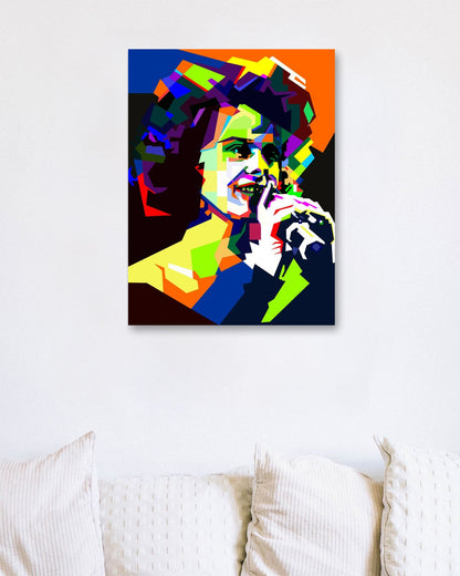 Lisa Stansfield Pop Art WPAP - @Artkreator