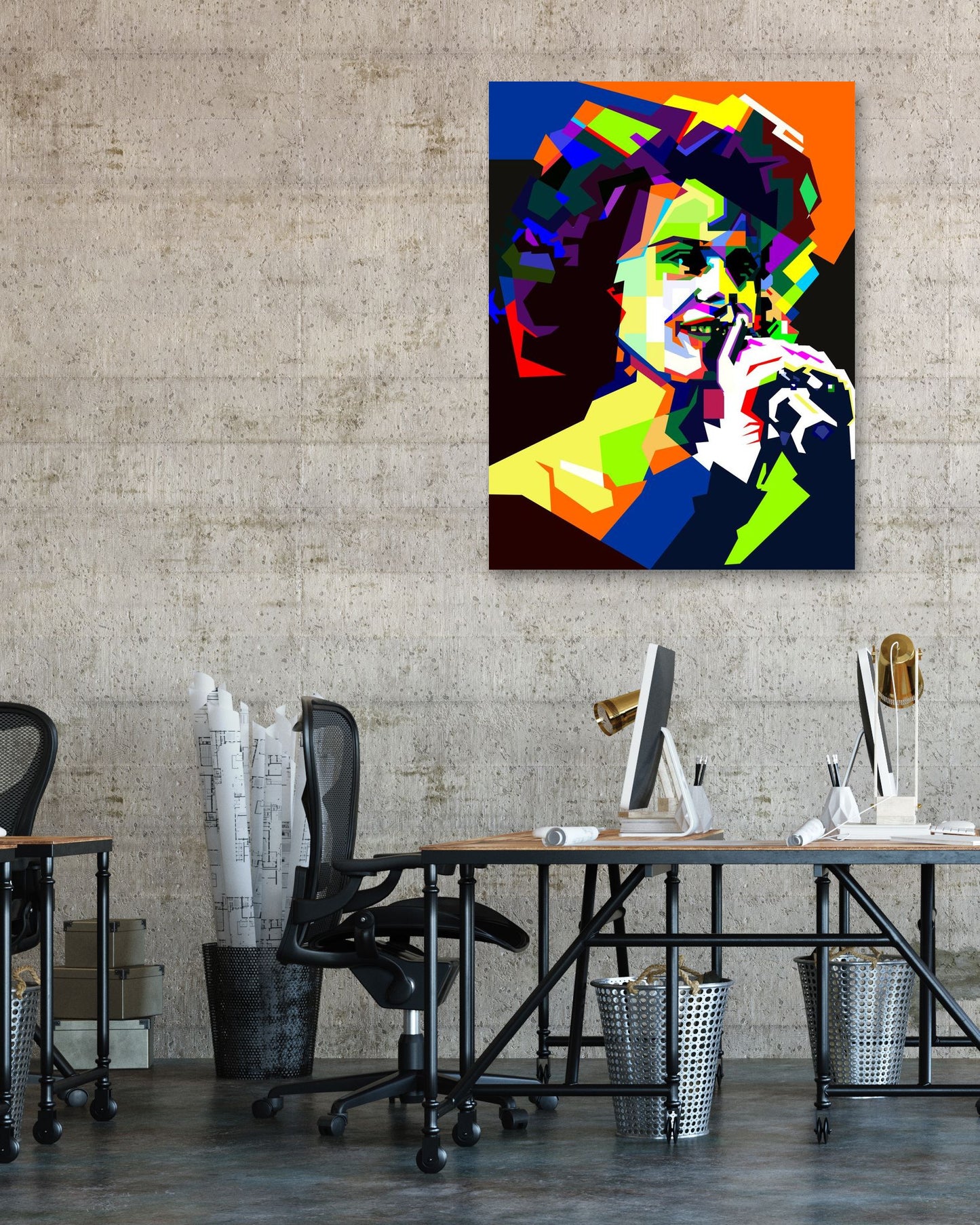 Lisa Stansfield Pop Art WPAP - @Artkreator