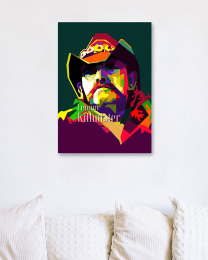 Lemmy Motorhead Pop Art WPAP - @Artkreator