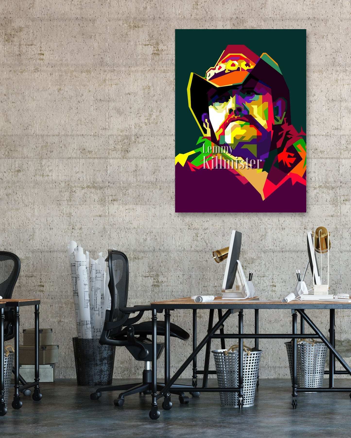 Lemmy Motorhead Pop Art WPAP - @Artkreator
