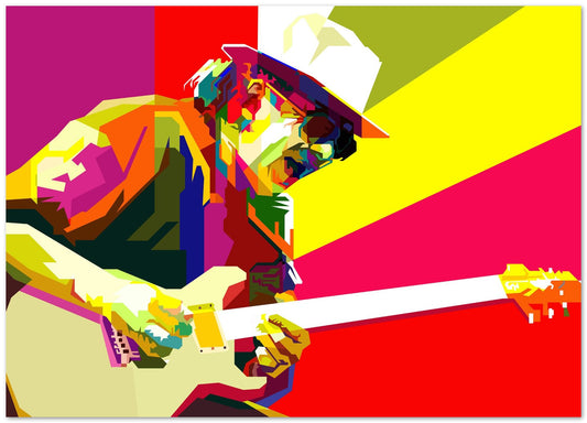 Carlos Santana Pop Art WPAP - @Artkreator