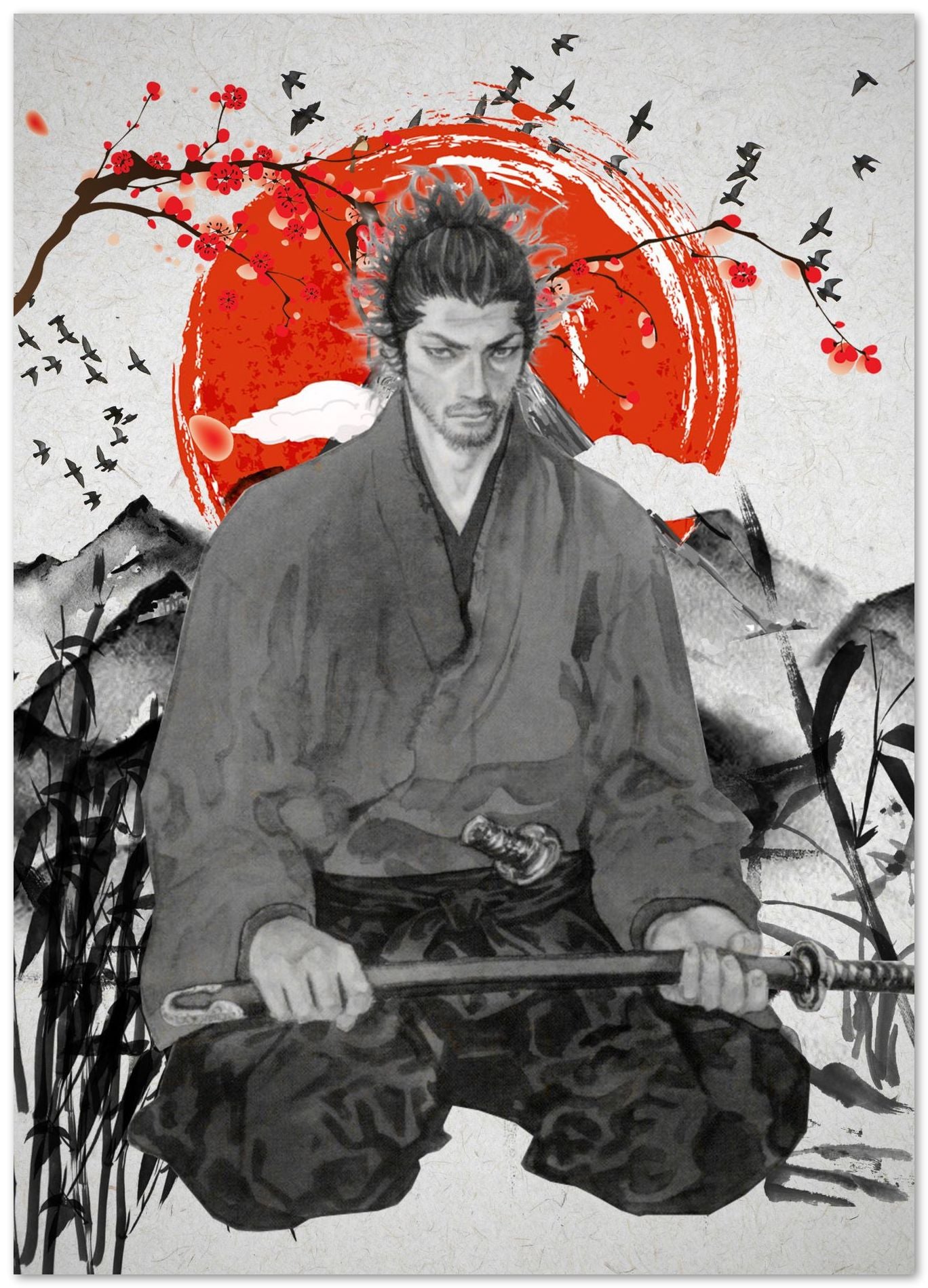Musashi Miyamoto - @RezekiArt