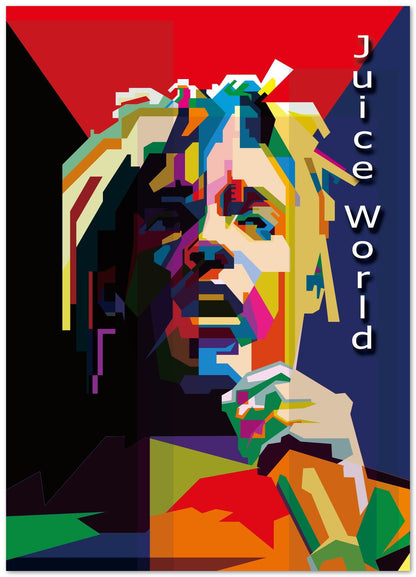 Juice Wrld Pop Art WPAP - @Artkreator