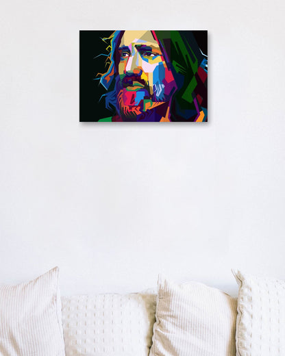 John Frusciante Pop Art WPAP - @Artkreator