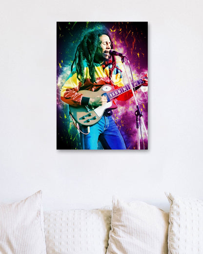 bob marley digital art - @Baracca