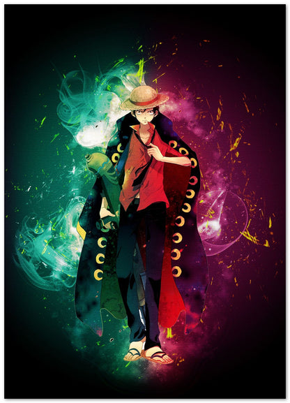 luffy one piece digital art - @Baracca