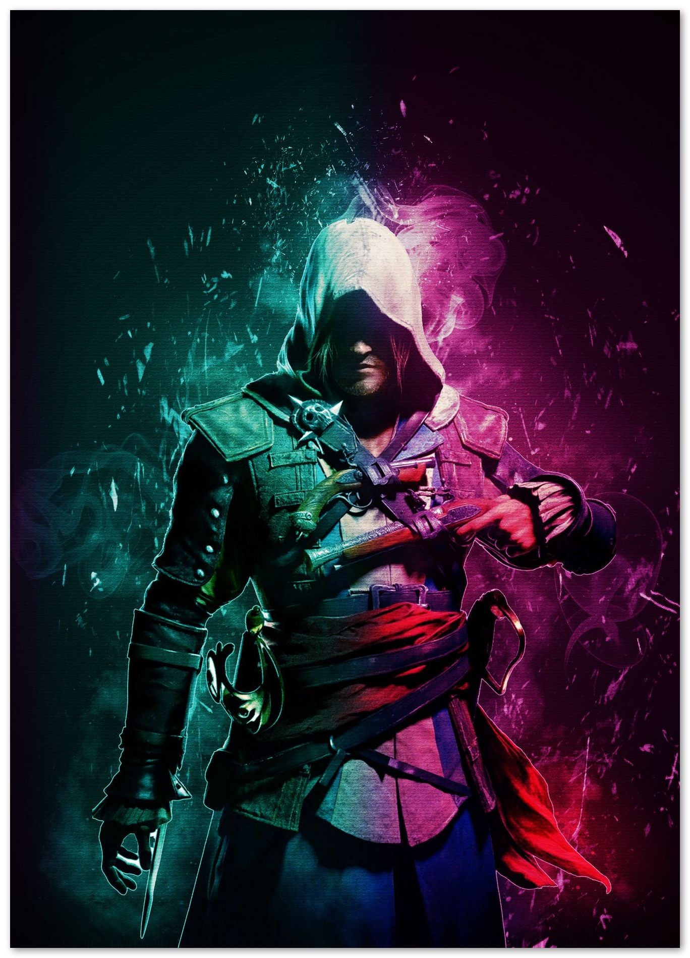 edward assasins's creed digital art - @Baracca