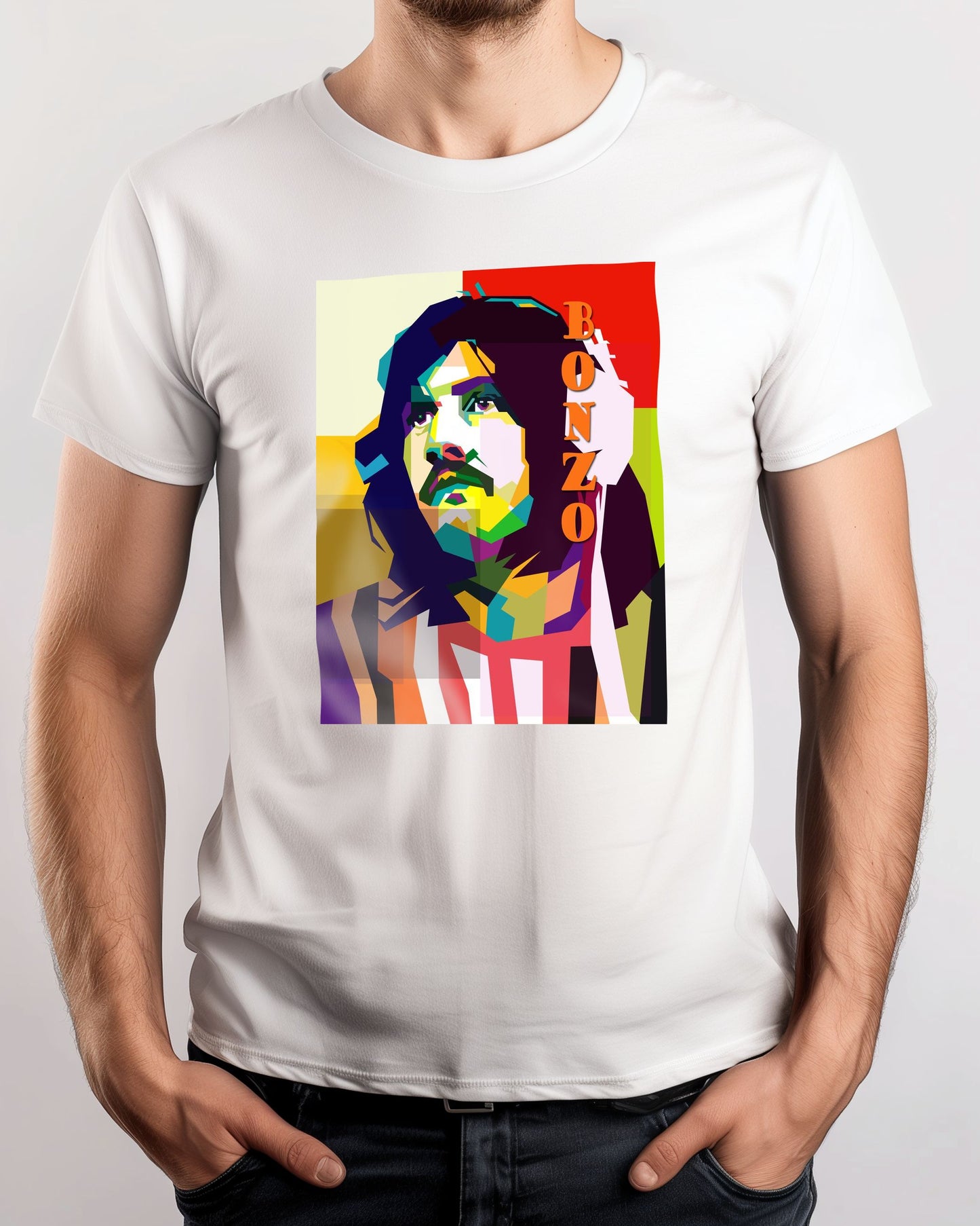 John Bonham Art Retro WPAP - @Artkreator