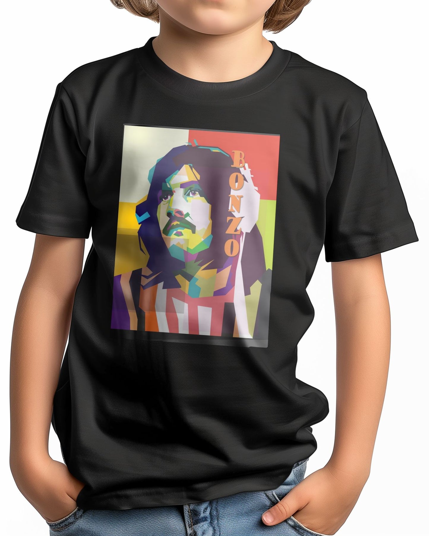 John Bonham Art Retro WPAP - @Artkreator