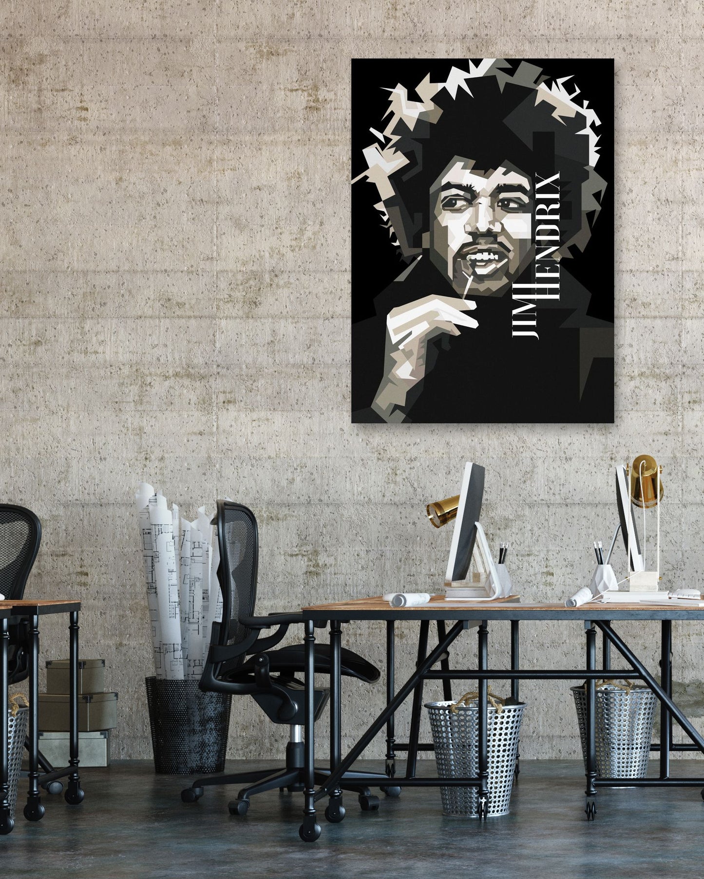 Jimi Hendrix Soul of Rock - @Artkreator
