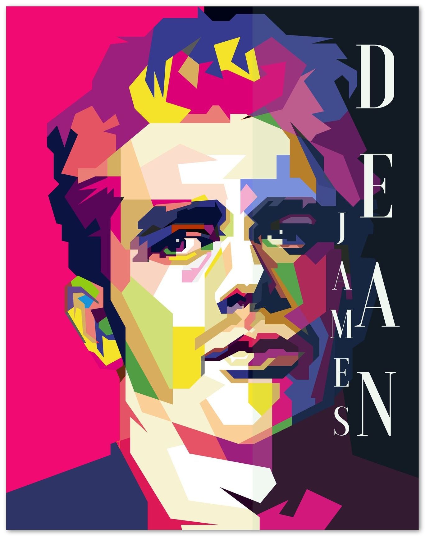 James Dean Pop Art WPAP - @Artkreator