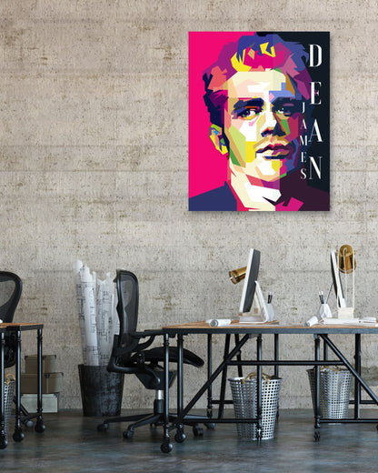 James Dean Pop Art WPAP - @Artkreator