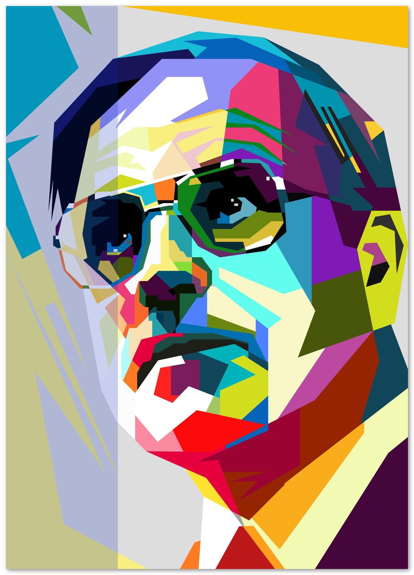 Helmuth Kohl Pop Art WPAP - @Artkreator