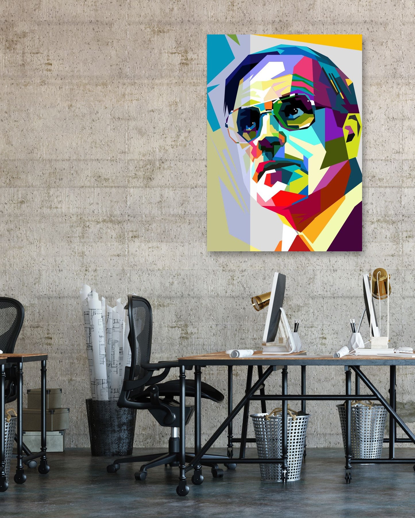 Helmuth Kohl Pop Art WPAP - @Artkreator