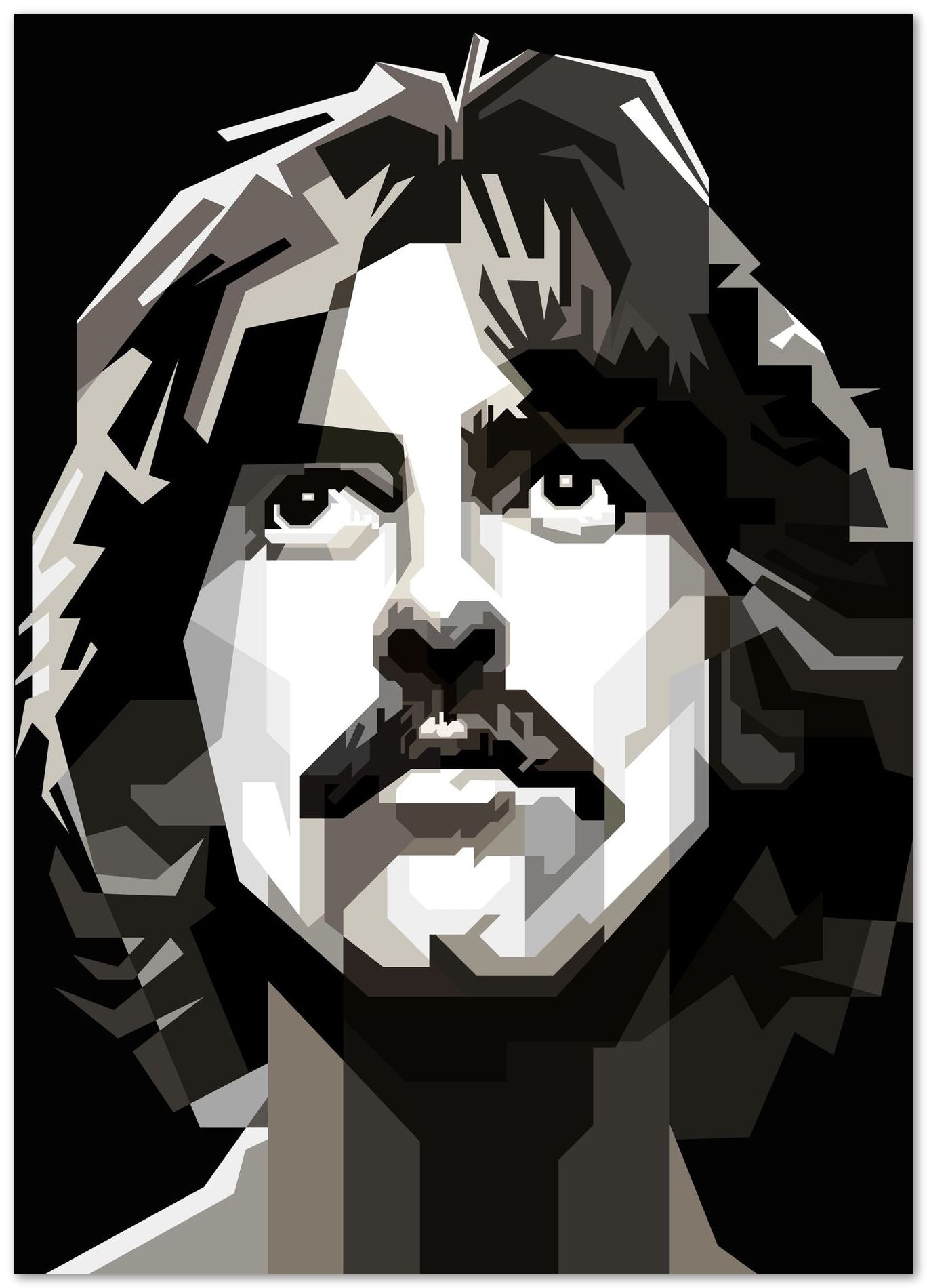 George Harrison Blackwhite - @Artkreator