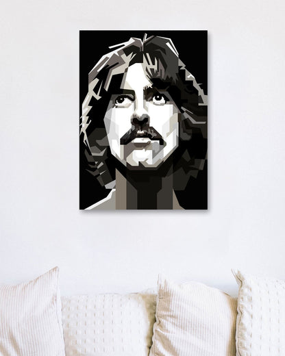 George Harrison Blackwhite - @Artkreator