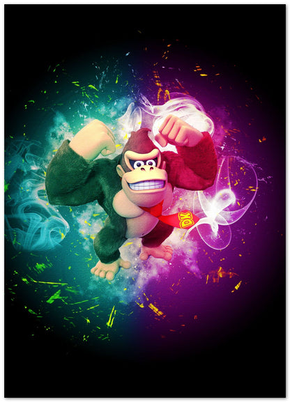 donkey kong in digital art - @Baracca