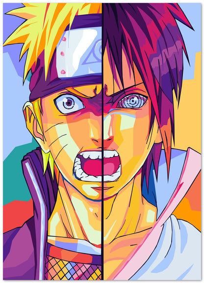 Naruto And Sasuke - @AzlanXavier