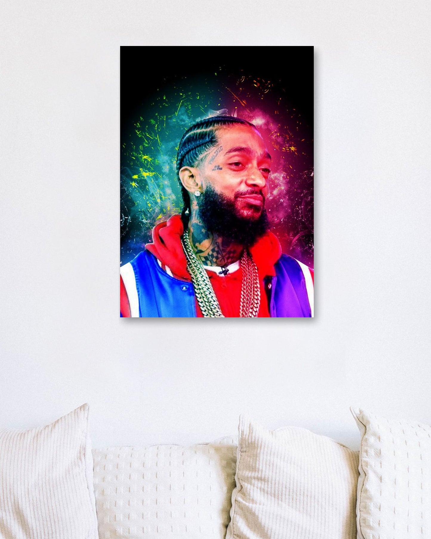 Nipsey Hussle in digital art - @Baracca