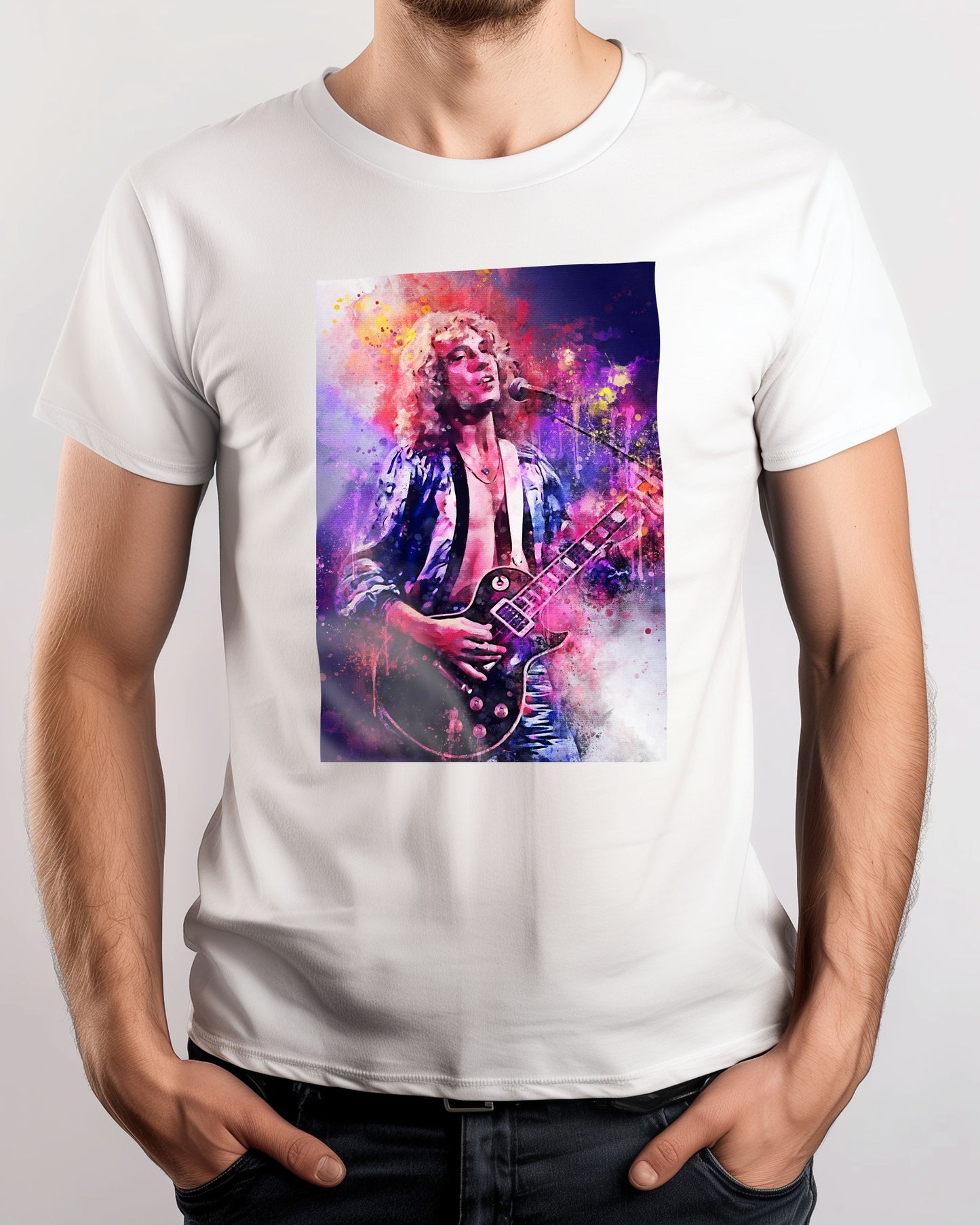 Peter Frampton in watercolors art - @Baracca