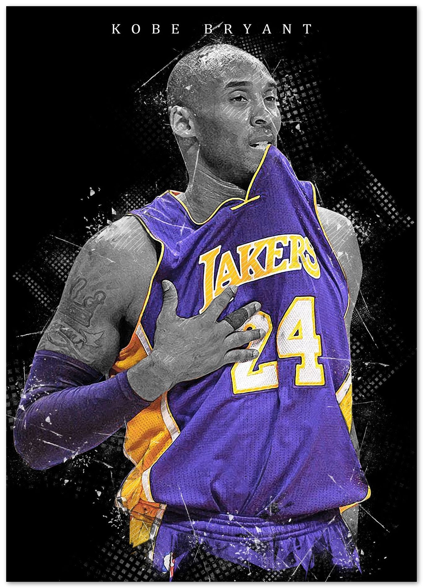 Kobe bryant abstract art 1 - @SanDee15