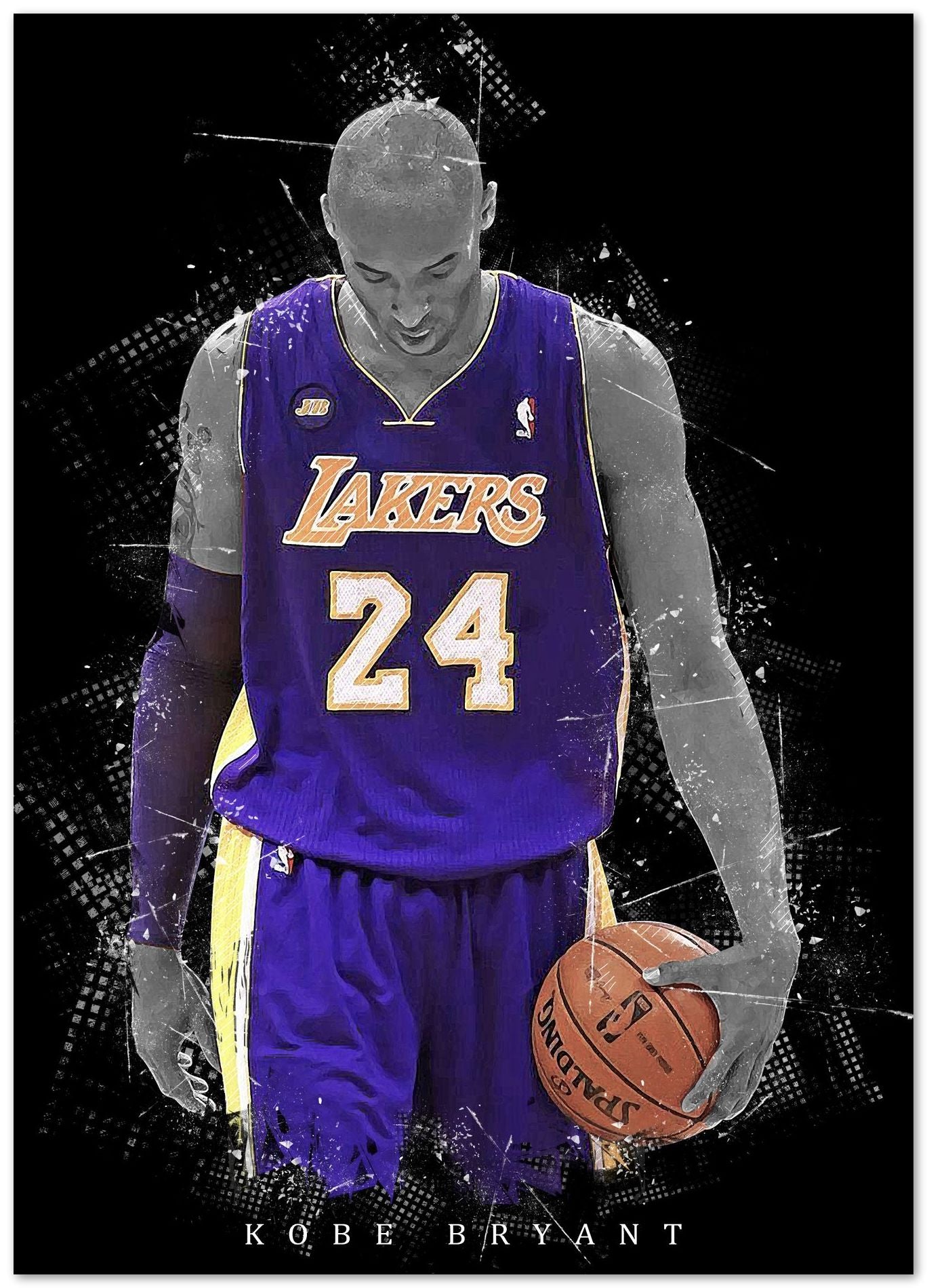 Kobe bryant abstract art 3 - @SanDee15