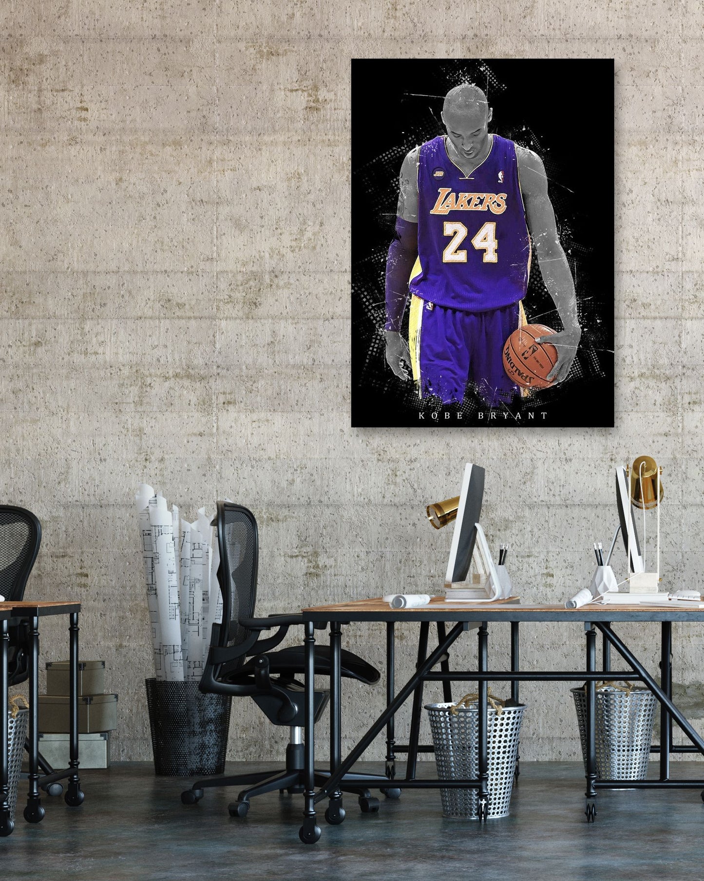 Kobe bryant abstract art 3 - @SanDee15